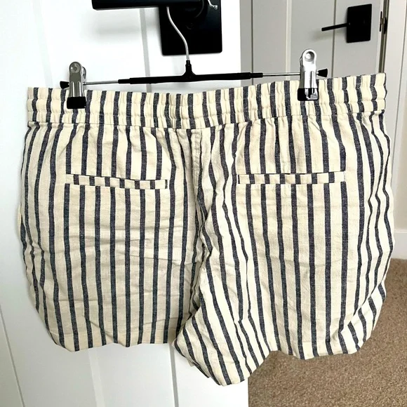 J.Crew Linen Striped Shorts - Picture 3 of 5